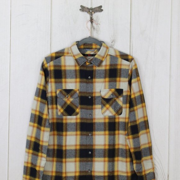 NEW STOIC Flannel Plaid Long Sleeve Shirt Size S - Picture 2 of 10